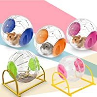 Los mejores  - 1PC HáMster Transparente Correr Correr Bola Rack Entrenamiento del Animal DoméStico Ejercicio De La Rueda De…